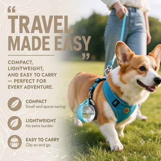 Portable Pet Water Bottle-Bowl™
