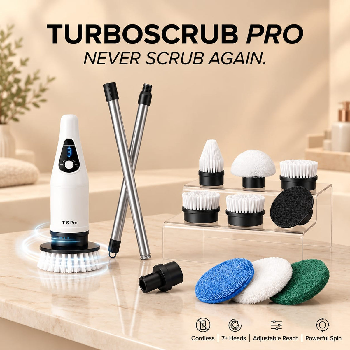 TurboScrub™ Pro - Power Cleaning System